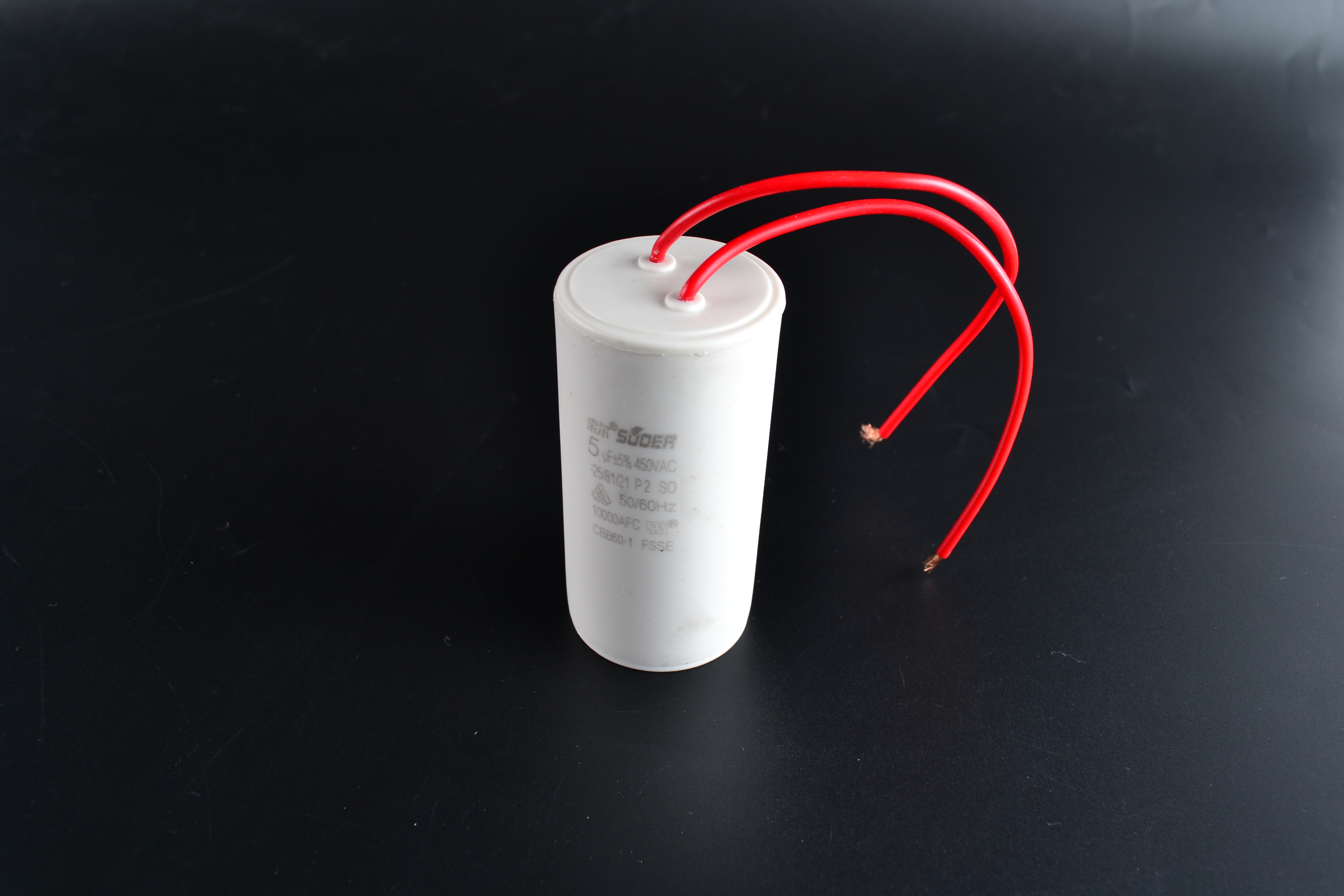Sunchonglic Hight Quality Washing Machine Capacitor CBB60 5UF Capacitor For Washing Machine Spare Part